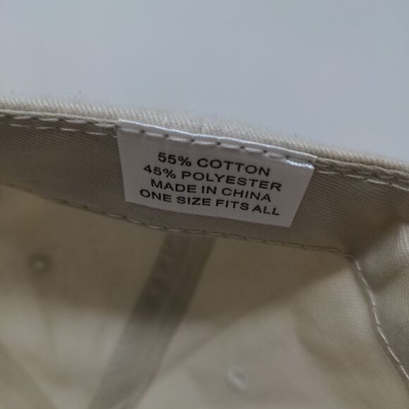 Ed Martin Men's Slideback Hat Tan OSFA Embroidered Car Logos Cotton Poly Blend - Picture 7 of 7